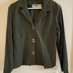 Sag Harbor Women's Dark Green Blazer NWT